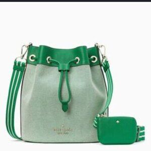Kate spade Green bean Rosie bucket bag